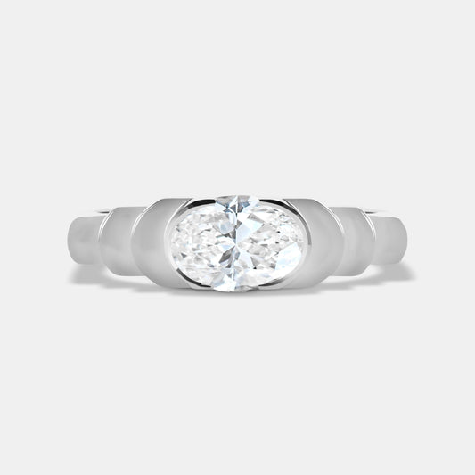 Skyline Lab Diamond Solitaire Engagement Ring
