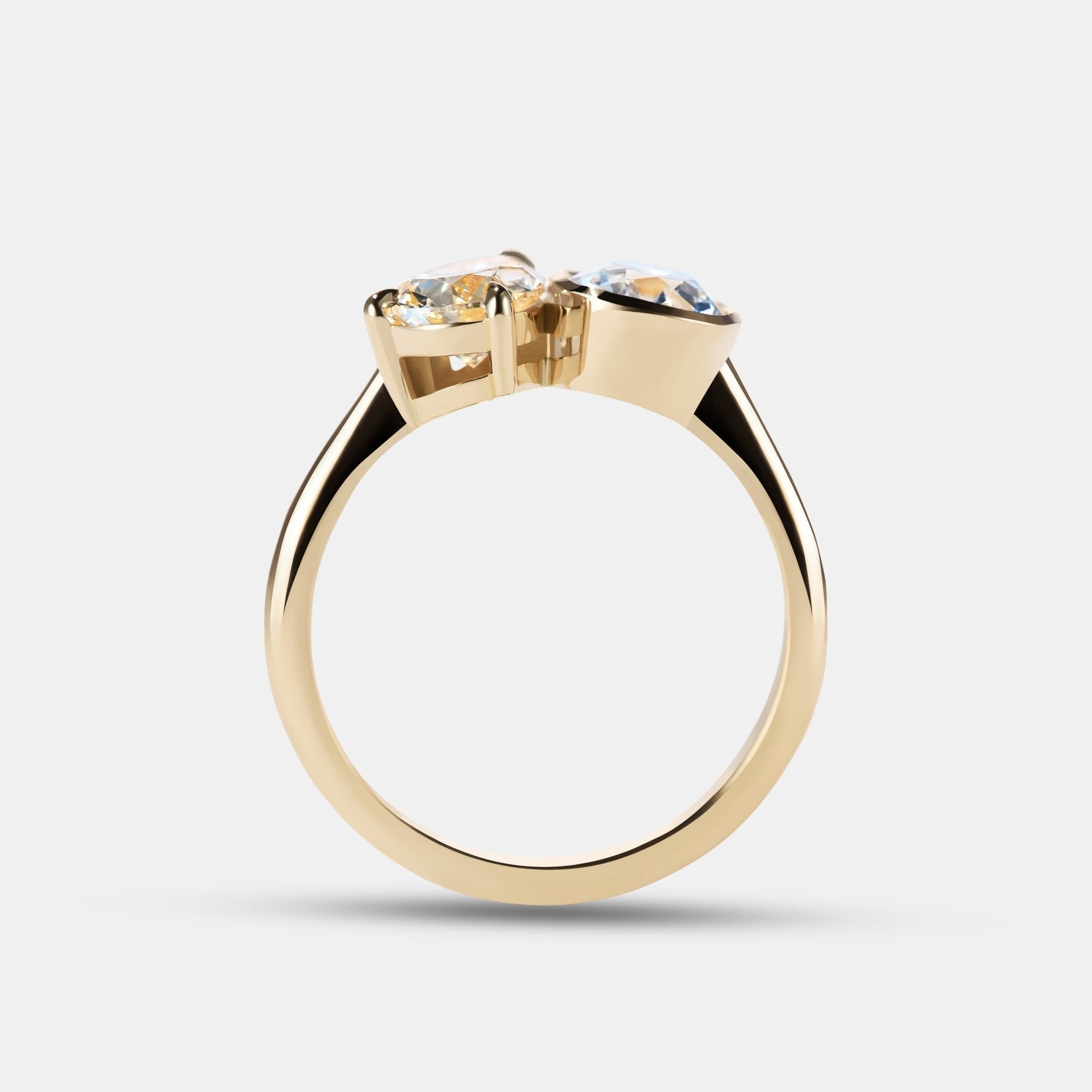 Dani Diamond Toi Et Moi Engagement Ring