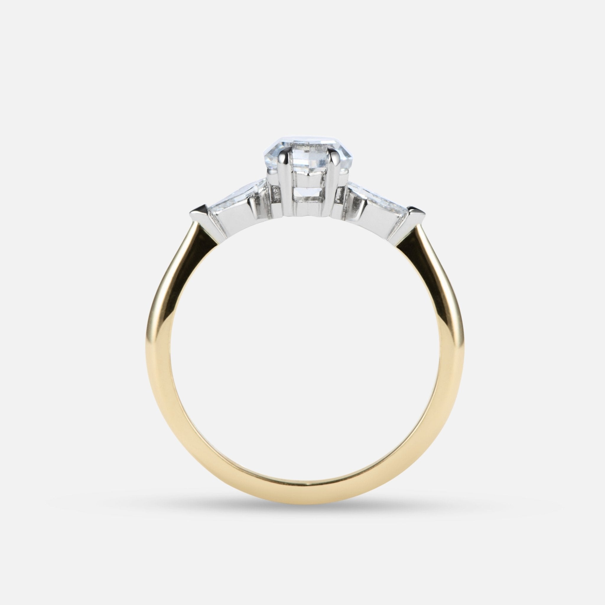 Delilah Diamond Three Stone Engagement Ring