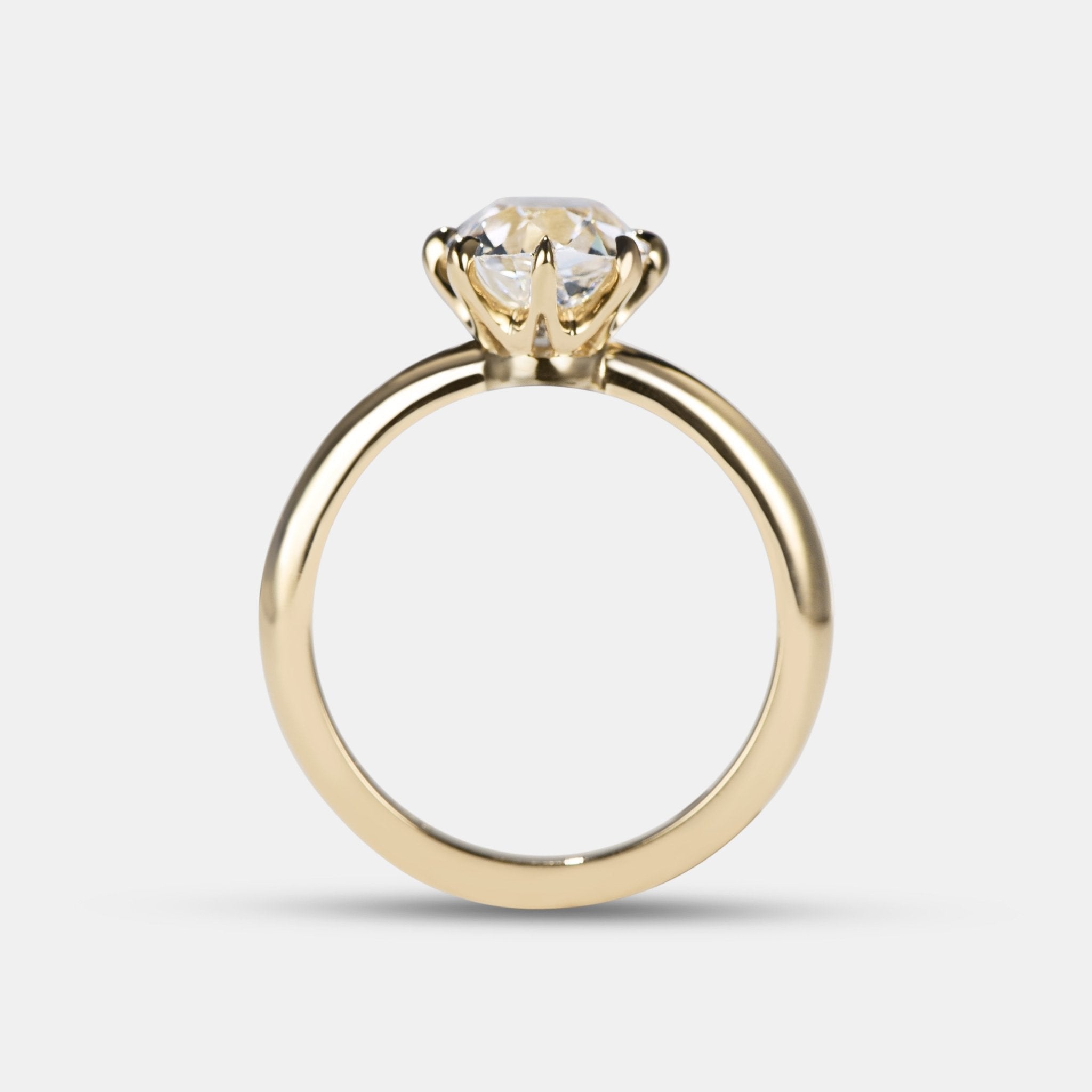 Elizabeth Diamond Solitaire Engagement Ring