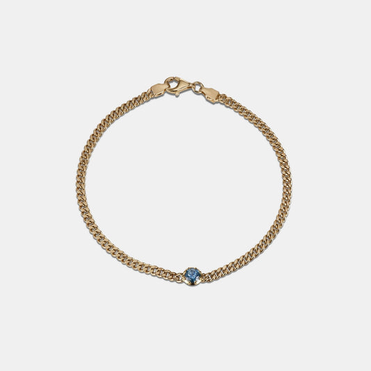 Georgia Curb Bracelet - Sapphire