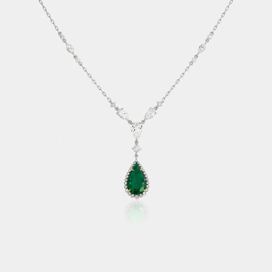 Muzo Emerald Pendant Necklace