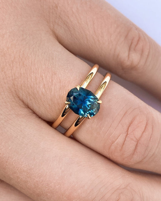 Nim - Sapphire Engagement Ring