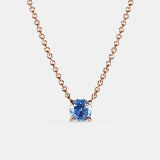 Selene Montana Sapphire Pendant - 4.0mm (0.30ct)