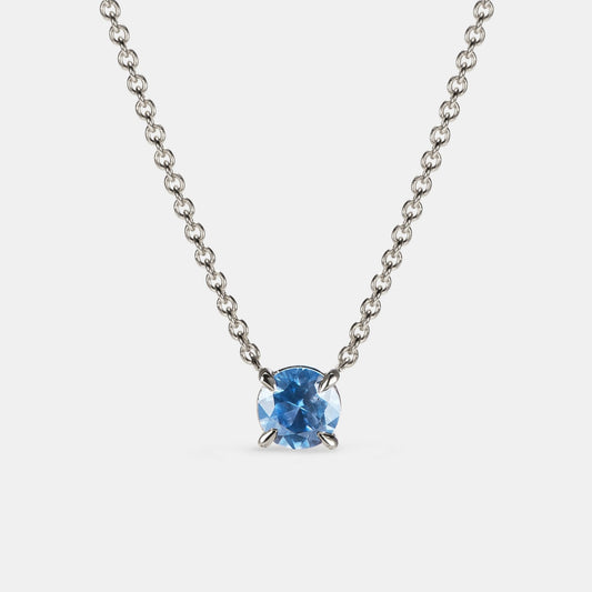 Selene Montana Sapphire Pendant - 4.0mm (0.30ct)