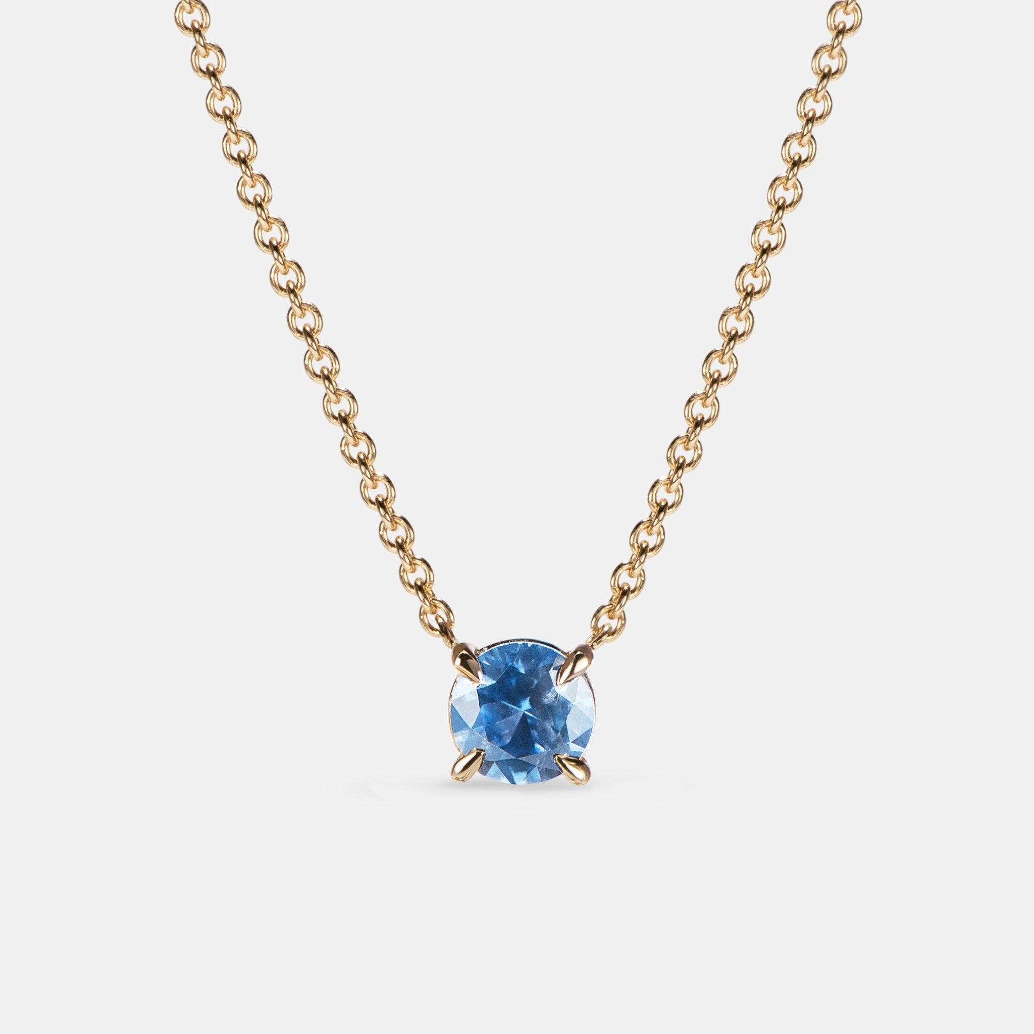 Selene Montana Sapphire Pendant - 4.0mm (0.30ct)