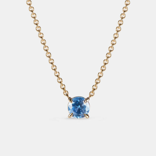 Selene Montana Sapphire Pendant - 4.0mm (0.30ct)