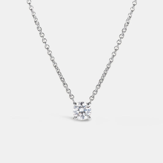 Selene Round Diamond Pendant - 0.10ct