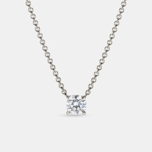 Selene Round Diamond Pendant - 0.20ct