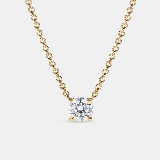 Selene Round Diamond Pendant - 0.30ct